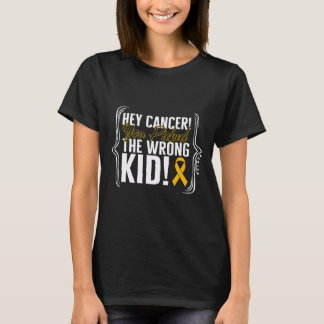 Childhood Cancer Awareness Kid Warrior Ribbon Stro T-Shirt