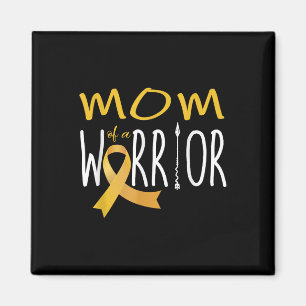 Childhood Cancer Awareness Mom Of A Warrior Magnet