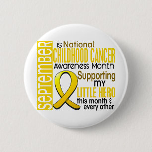 Childhood Cancer Awareness Month Ribbon I2 1 2 Inch Round Button