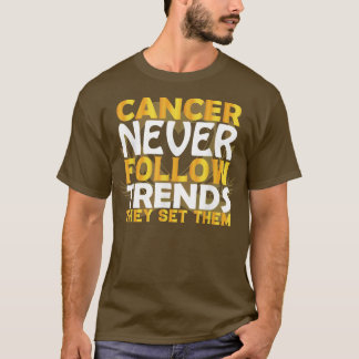Childhood Cancer Awareness Motivation Yellow Ribbo T-Shirt
