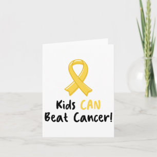 Childhood Cancer Awareness - Pediatric Cancer Ribb Card
