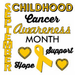 Childhood Cancer Awareness Photo Sculpture Button<br><div class="desc">September is Childhood Cancer Awareness Month! Show your support by purchasing this inspiring design that will get noticed.</div>