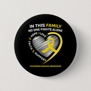 Childhood Cancer Awareness Products Gifts Boys Gir 2 Inch Round Button