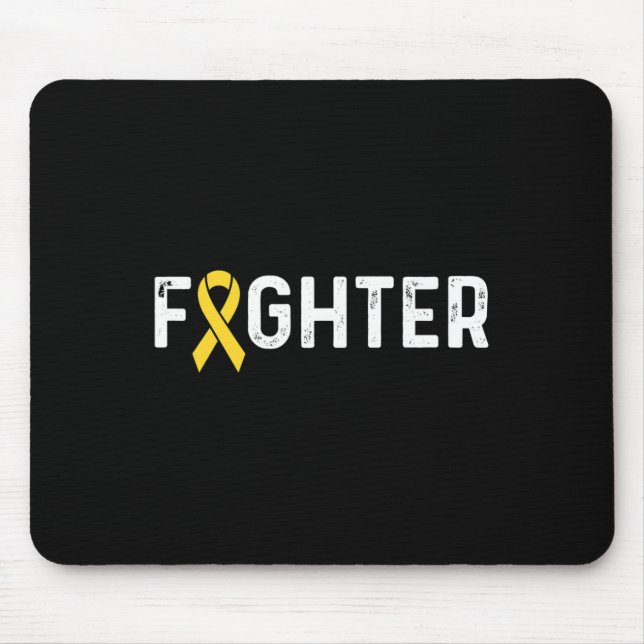 Childhood Cancer Awareness Ribbon Fighter  Mouse Pad (Front)