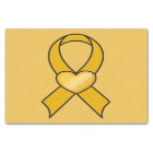 Childhood Cancer Awareness Ribbon with Heart