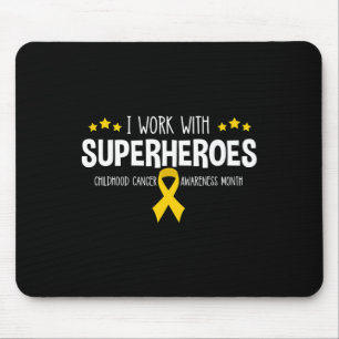 Childhood Cancer Awareness RN Nurse Pediatric Onc Mouse Pad