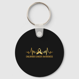 childhood cancer awareness september cancer keychain