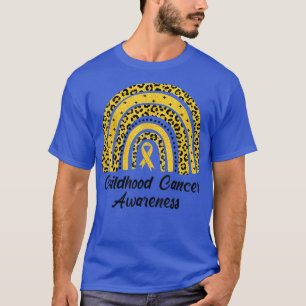 Childhood Cancer Awareness shirt Rainbow Leopard R