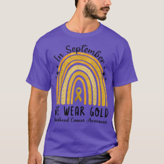 Childhood Cancer Awareness Shirts In September We