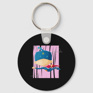 Childhood Cancer Awareness Super GA Keychain