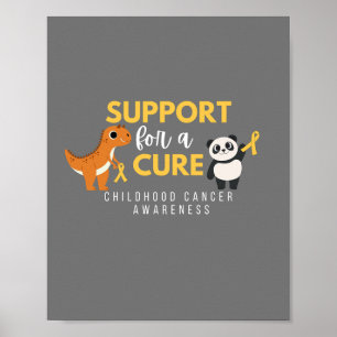 childhood cancer awareness.support. Poster & Print