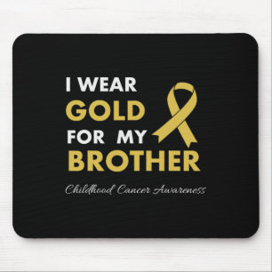 Childhood Cancer Awareness Survivor Men Warrior Br Mouse Pad