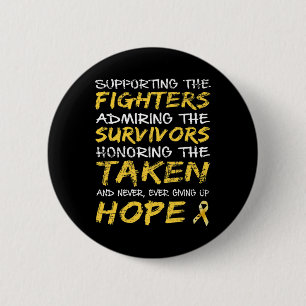 Childhood Cancer Awareness T 5 2 Inch Round Button