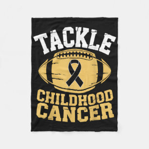 Childhood Cancer Awareness Tackle Childhood Cancer Fleece Blanket