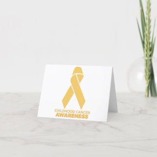 Childhood Cancer Awareness Thank You Card