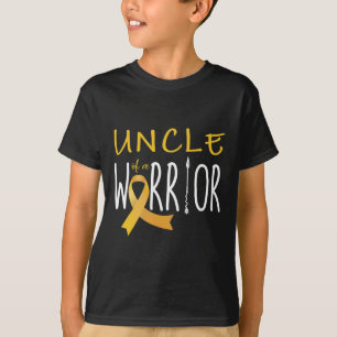 Childhood cancer awareness Uncle of a warrior T-Shirt