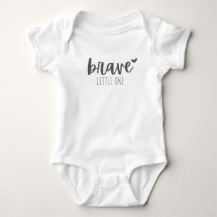 childhood cancer. brave Baby Bodysuit One-piece