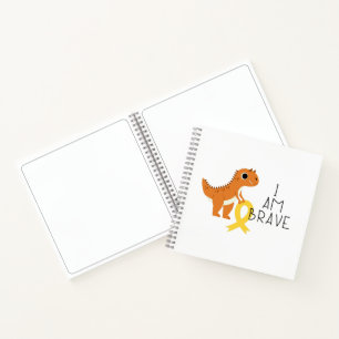 childhood cancer.brave. Sketch Drawing Notebook  