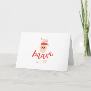 childhood cancer Christmas Custom Greeting Card
