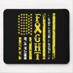 Childhood Cancer Cure Childhood Cancer Awareness M Mouse Pad