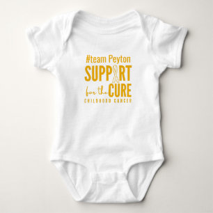 childhood cancer custom Baby One-Piece Bodysuit