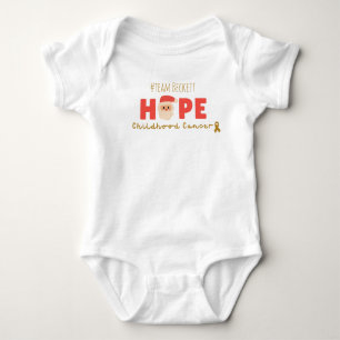 childhood cancer Custom Christmas Baby Bodysuit