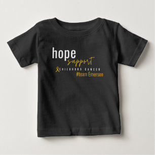childhood cancer Custom #team name Baby T-Shirt