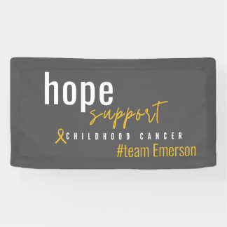 childhood cancer Custom #team name Banner