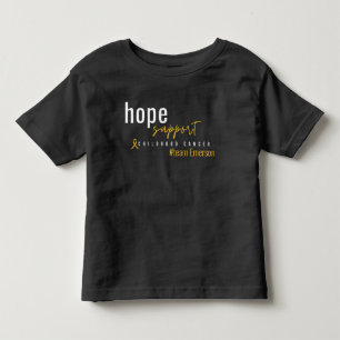 childhood cancer Custom #team name Toddler T-Shirt