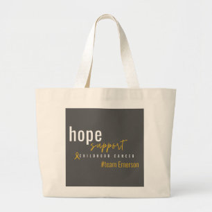 childhood cancer Custom #team name Totes & Bags