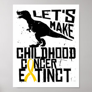 Childhood Cancer Dipg Brain Tumour Awareness Extin Poster