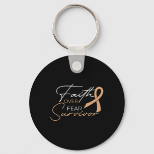 Childhood Cancer Fight Cancer Ribbon 1 Keychain