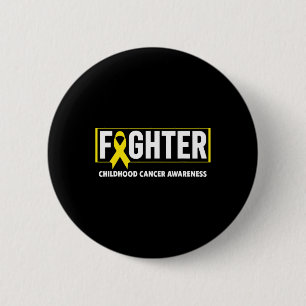 Childhood Cancer - Fighter Childhood Cancer Aware 2 Inch Round Button
