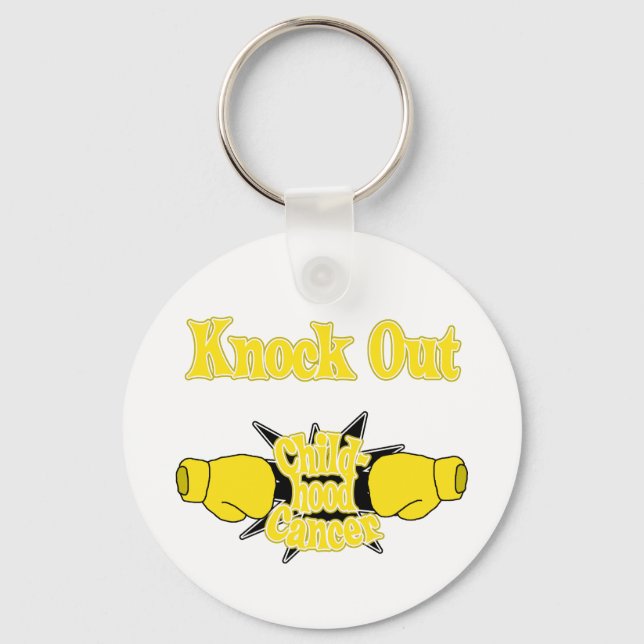 Childhood Cancer Keychain (Front)