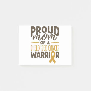 Childhood Cancer Mom Mother Proud Mom Post-it Notes