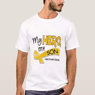 Childhood Cancer MY HERO MY SON 42 T-Shirt