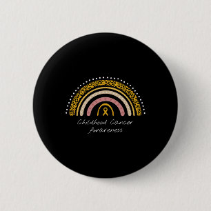 Childhood Cancer Rainbow Childhood Cancer Awarenes 2 Inch Round Button