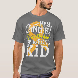 Childhood Cancer Shirt Awareness Survivor Wrong Ki