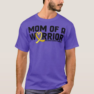 childhood cancer shirt mom of a warrior childhood 