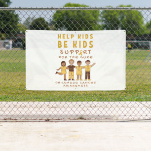 childhood cancer support Banner Outdoor Sign