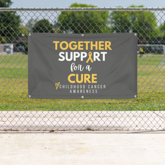 childhood cancer support cure Banner Outdoor (Insitu)