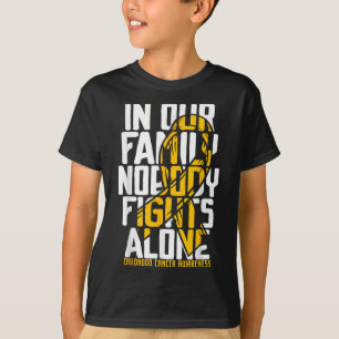 Childhood Cancer Support Family Childhood Cancer A T-Shirt