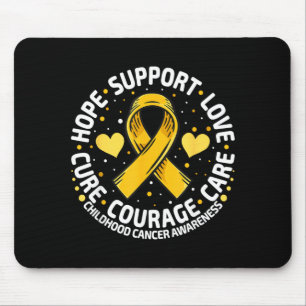 Childhood Cancer Support Family Childhood Cancer Mouse Pad