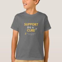 childhood cancer. support for a cure Kids T-Shirt