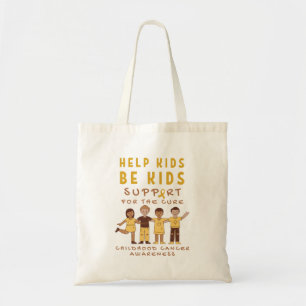 childhood cancer support for the cure Totes & Bags