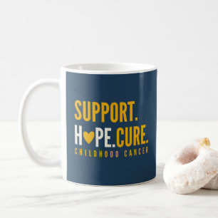 childhood cancer support hope cure Mug 