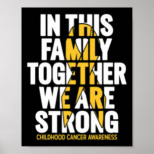 Childhood Cancer Support Poster