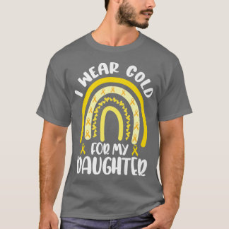 Childhood Cancer Support Ribbon Awareness For My D T-Shirt