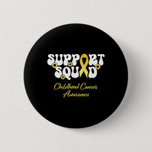 Childhood Cancer Support Squad Childhood Cancer Aw 2 Inch Round Button