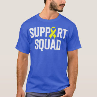 Childhood Cancer Support Squad Gold Ribbon Childho T-Shirt